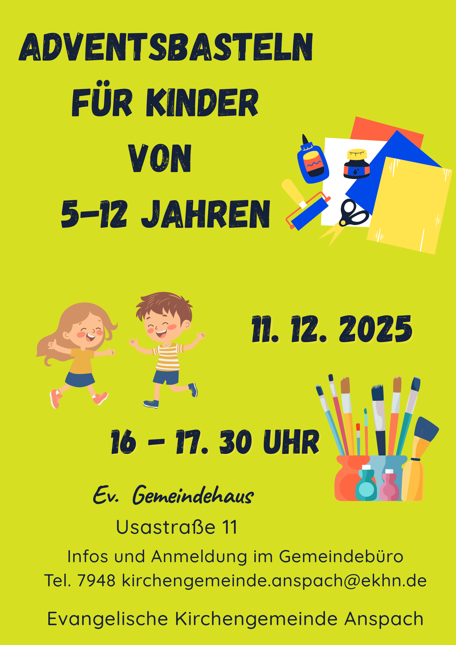 Adventsbasteln für Kinder
