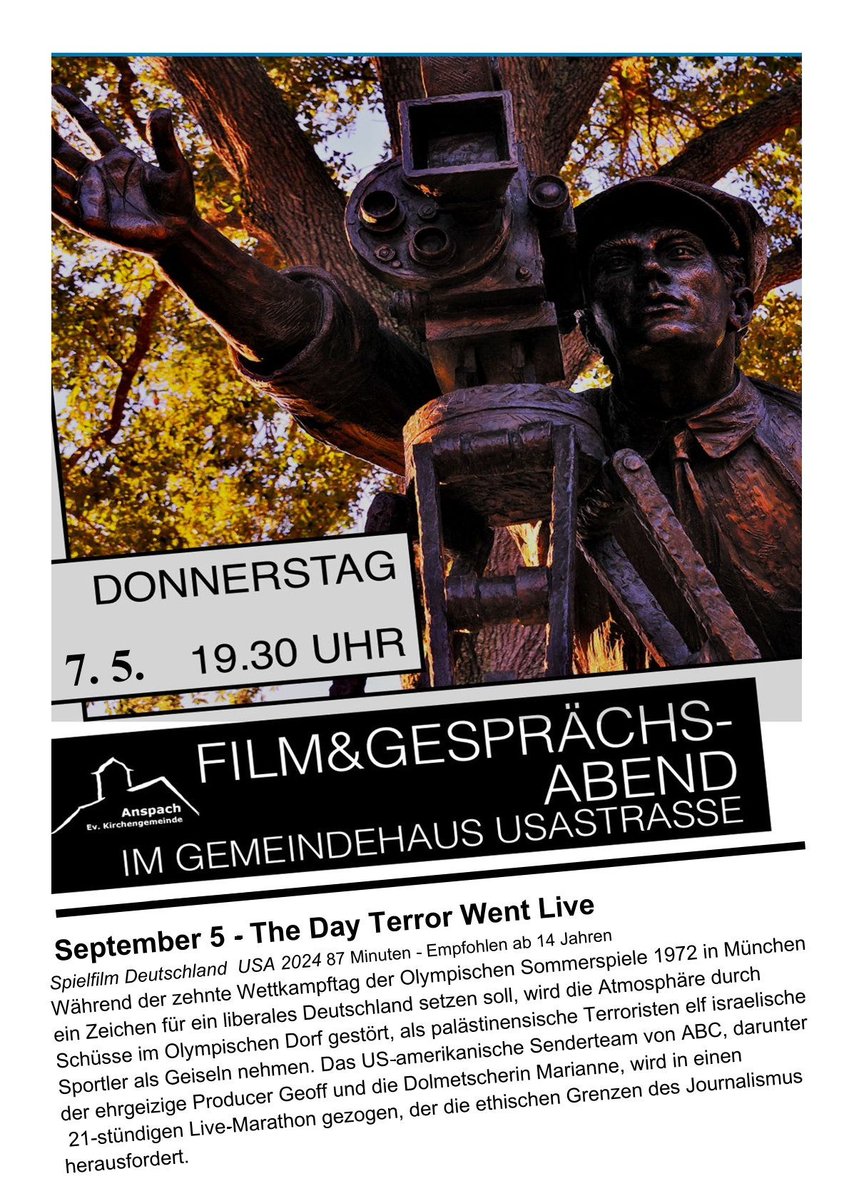 Filmabend - September 5 - The Day Terror Went Live