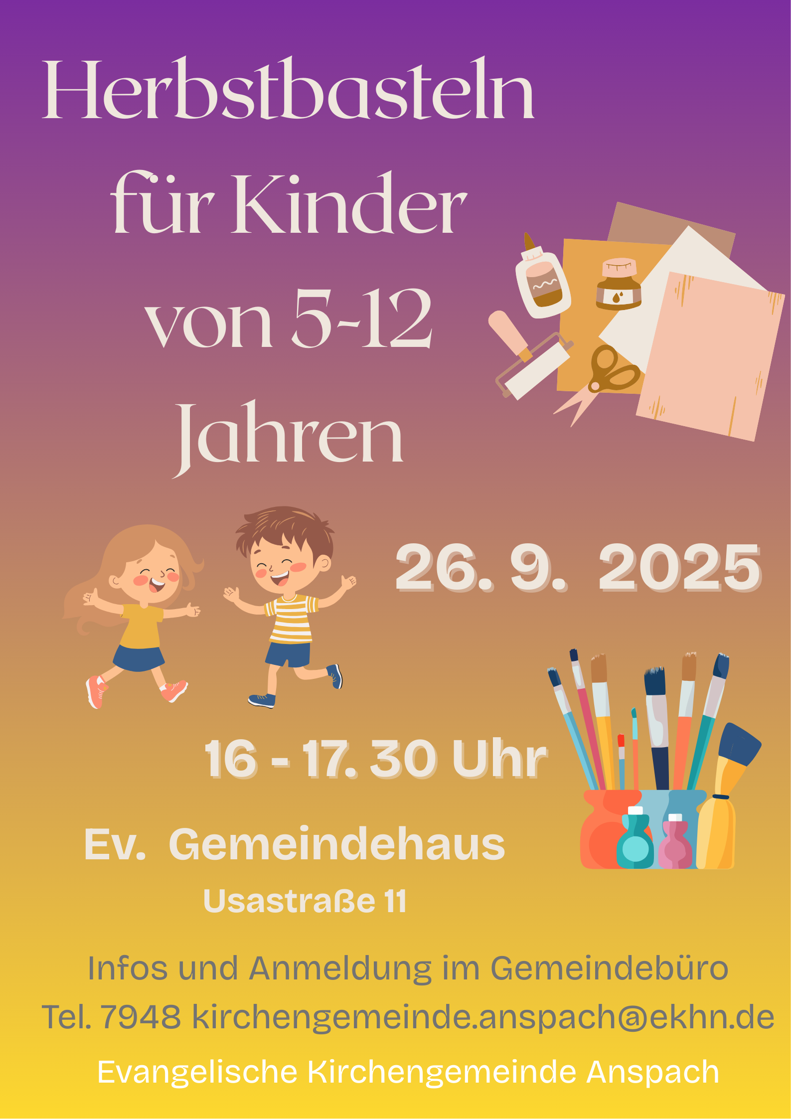 Herbstbasteln für Kinder